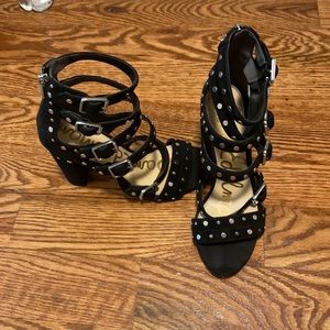 Sam Edelman multi buckle heels